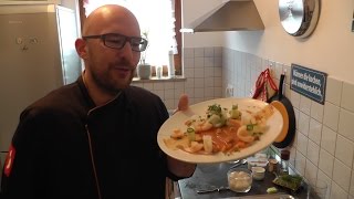 Lachs  Litschi  Erdnuss  Rettich Rezept amp Videoanleitung von Sternekoch Faust Kocht [upl. by Daye]