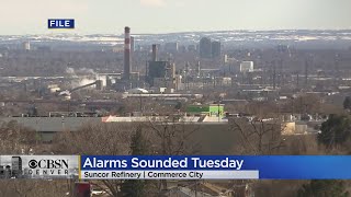 Alarms Sound At Suncor Refinery After Vapor Release [upl. by Eilerua]