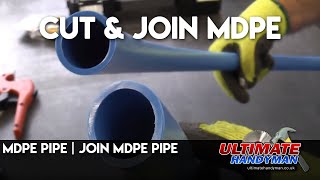 MDPE pipe  Join MDPE pipe [upl. by Irehs381]