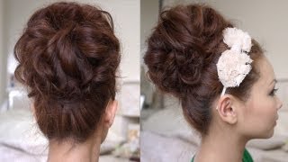 Special Occasion Big Bouffant Hair Tutorial [upl. by Raffaj]