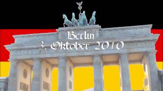 Berlin am 3 Oktober 2010 20 Jahre Deutsche Einheit full HD [upl. by Thaxter633]