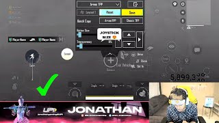 OMG 😱 FINALLY JONATHAN REVELED HIS CONTROL CODE amp JOYSTICK SIZE ON LIVE STREAM  JONATHAN CONTROL [upl. by Nowaj208]