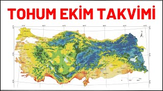 HANGİ TOHUM NE ZAMAN EKİLİR  TOHUM EKİM ZAMANI [upl. by Elyl]