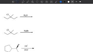 SN2 E2 SN1 E1 Practice  Walkthrough [upl. by Wait304]