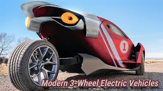 Modern 3Wheel Electric Vehicles  7 of the best 3wheelers in the world [upl. by Daukas]