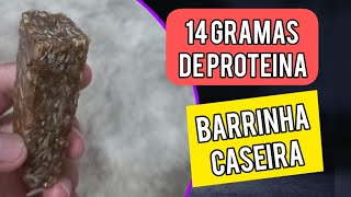 Barrinha de Proteina Caseira Deliciosa  Barato e Fácil Passo a Passo [upl. by Atteirneh]