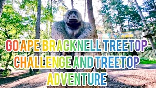 Go Ape Bracknell Treetop Challenge Treetop Adventure Plus Family Day Out [upl. by Elyrrad]