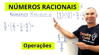 OPERAÇÕES COM NÚMEROS RACIONAIS  FRAÇÕES [upl. by Idorb]