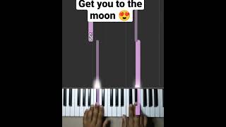 Get You to the Moon  Kina Piano facile  🔥😍 [upl. by Hilario50]