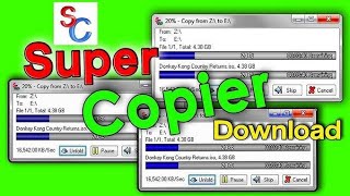 How to Install Super Copier on Windows 10 [upl. by Aierb]