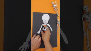 Easy skeleton craft for kids 💀 [upl. by Samalla]