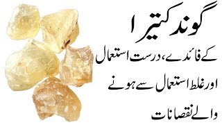 Gond Katira Ke Fayde  Gond Katira Benefits in Urdu  Hindi [upl. by Olfe855]