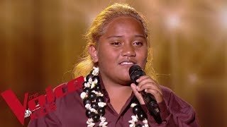 Antonio Taukapa  Malia te Fae  François  The Voice Kids France 2019  Blind Audition [upl. by Burnsed589]