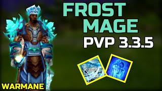 FROST MAGE PVP 335  BEGINNER GUIDE WARMANE WOTLK 2020GearTalentsTips [upl. by Goodrow957]