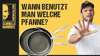 Wann benutzt man welche Pfanne  Hensslers Anleitungen Tipps amp Tricks [upl. by Cassiani]