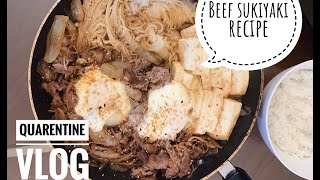 Vlog 1 Job hunting amp Beef Sukiyaki recipe [upl. by Sivel]