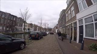 Cycling through Delft Netherlands  GoPro [upl. by Ahsyia]