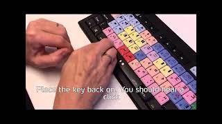 Logickeyboard Avid Digidesign Pro tools Slim Line PC Keyboard Shortcut Printed Keyboard Avid Tools [upl. by Bleier644]