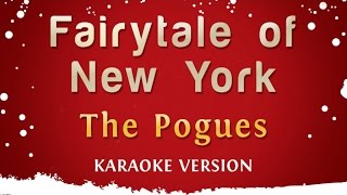 The Pogues amp Kirsty McColl  Fairytale Of New York Karaoke Version [upl. by Mail]