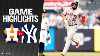 Astros vs Yankees Game Highlights 5924  MLB Highlights [upl. by Ruzich747]