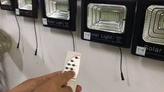 Remote control instruction for JD8810 JD8825 JD8840 JD8860 JD8800 Solar Flood Light [upl. by Attevaj]