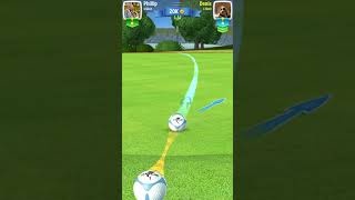 Golf Clash Longest putt EVER [upl. by Idihsar283]