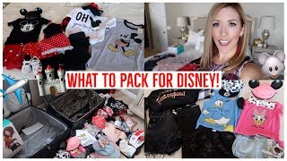 PACKING FOR DISNEY VLOG 🐭🏰✈️  CUTEST FAMILY OUTFITS FOR DISNEYLAND  Brianna K [upl. by Nalorac]