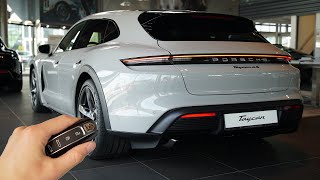 2022 Porsche Taycan Cross Turismo 490hp  Visual Review [upl. by Eitsirk]