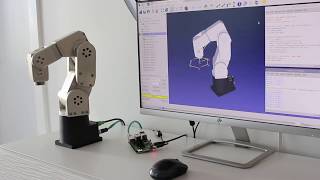 Robot Programming with Raspberry Pi  RoboDK [upl. by Oirretno]