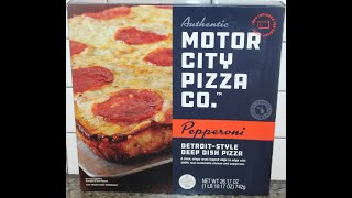 Authentic Motor City Pizza Co Pepperoni Deep Dish Pizza Review [upl. by Polik]