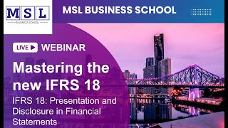 Mastering the New IFRS 18  Webinar  IFRS 18 Presentation and Disclosure in Financial Statements [upl. by Biddy713]