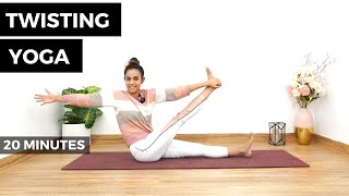 20 Minutes Twisting Yoga Routine  Twisting Yoga Class  Twist It On Out  Bodsphere [upl. by Gilmer]