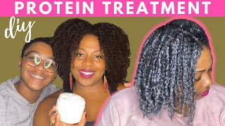 Protein Treatment for Natural Hair DIY Protein Deep Conditioner [upl. by Eldnik]