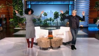 Tracee Ellis Ross Makes Her Ellen Debut [upl. by Vernita]