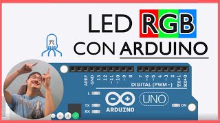 🔴🟢🔵 LED RGB con ARDUINO Tutorial EN ESPAÑOL utilizando TINKERCAD [upl. by Rotow]