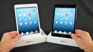 Apple iPad mini White vs Black Unboxing amp Demo [upl. by Urquhart]