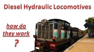 How Diesel Hydraulic locomotives work [upl. by Ami]