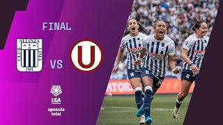 Final Femenina 2024 Alianza Lima 31 Universitario resumen EXTENDIDO del partido  30082024 [upl. by Gnous]