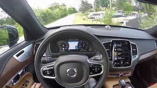 2018 Volvo XC90 T6 AWD Inscription  POV Test Drive amp Review [upl. by Sammer]