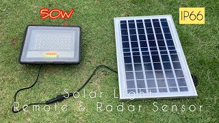 Solar Light  50W  IP66 [upl. by Lav]