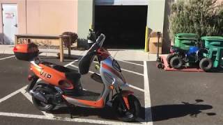 TaoTao VIP 50 CY50A Scooter Review [upl. by Handal]