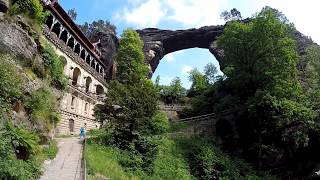 Wanderung in der böhmischen Schweiz Tschechien  Edmundsklamm  Wilde Klamm  PrebischtorTeil2 [upl. by Eesak]