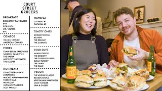 Trying Everything on the Menu at a Famous NYC Sandwich Shop Ft Christina Chaey [upl. by Trill]