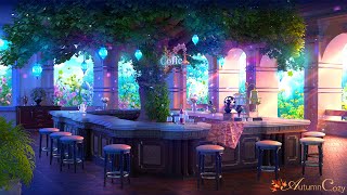 ELF COFFEE SHOP AMBIENCE Nature Sounds Mystical Coffee Shop Sounds Fantasy Ambience for Relaxing [upl. by Shenan]