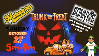 Trunk or Treat with The Matadors  Sunday 10272024 5pm9pm itzmatadors halloween [upl. by Airb874]