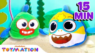 Super Baby Shark Marathon  Baby Sharks Big Show Toys  Toymation [upl. by Nortyad]