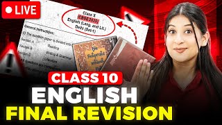 Full English Revision Most Important Questions🔥 Long  Short  Extract Based✅ CLASS 10 [upl. by Aihcila]