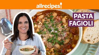 How to Make Pasta e Fagioli Pasta and Beans  Get Cookin’  Allrecipescom [upl. by Haikan257]