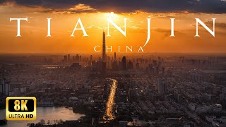 Tianjin China in 8K ULTRA HD 60FPS by Drone [upl. by Eibloc852]