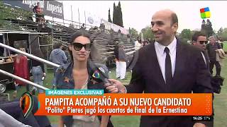 Pampita fue a ver a su novio quotPolitoquot Pieres y las cámaras de Intrusos estuvieron ahí [upl. by Arhas]